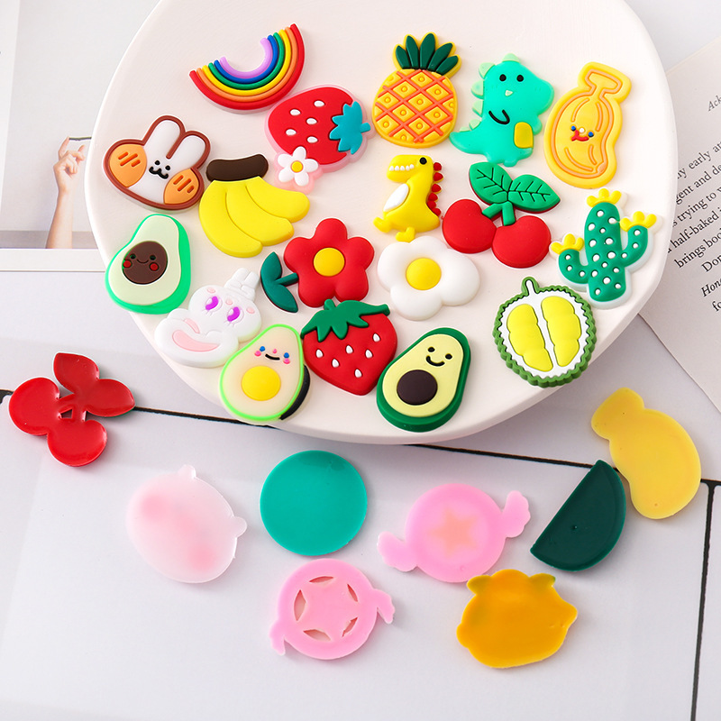 Cute Cartoon PVC Soft Glue Patch Handmade DIY Decorative Sticker Phone Case Hairpin Decoration Can Be Graphic Customization Cute Cartoon PVC Soft Glue Patch Handmade DIY Decorative Sticker Phone Case Hairpin Decoration Can Be Graphic Customization