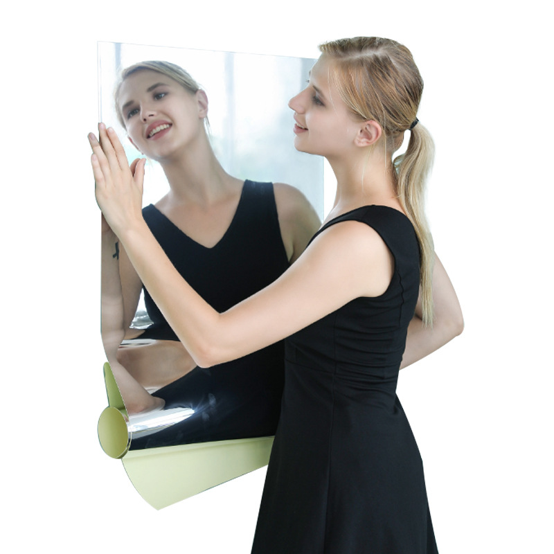 Wall Sticker Mirror Mirror Sticker Soft Mirror Glass Decoration New Exotic Mirror Sticker Dormitory Fantastic Mirror Sheets