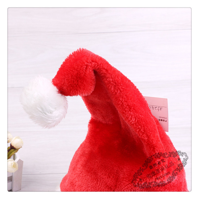 Can sing Santa Claus Santa hat large electric smart stuffed toy doll Christmas present dance Can sing Santa Claus Santa hat large electric smart stuffed toy doll Christmas present dance