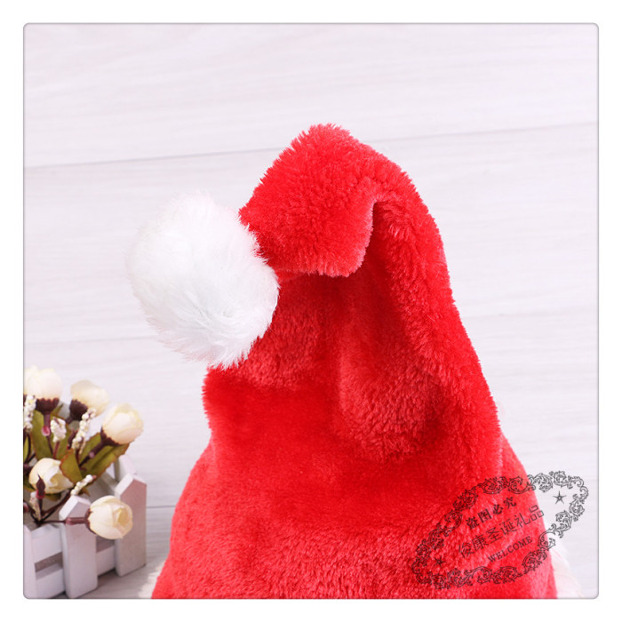 Can sing Santa Claus Santa hat large electric smart stuffed toy doll Christmas present dance Can sing Santa Claus Santa hat large electric smart stuffed toy doll Christmas present dance