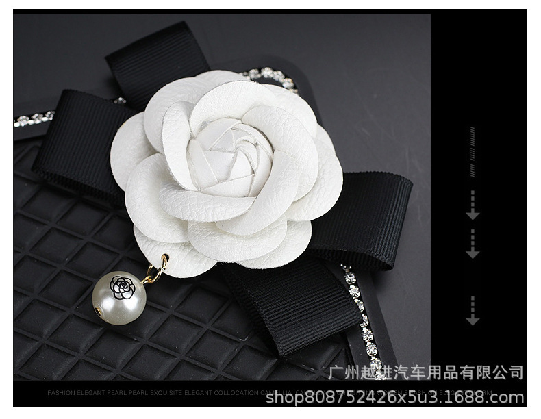Slip Mat DiamondEmbedded Camellia for Car Decoration Perfume Storage Pad Instrument Panel Mobile AntiSlip Sticker Female Slip Mat DiamondEmbedded Camellia for Car Decoration Perfume Storage Pad Instrument Panel Mobile AntiSlip Sticker Female
