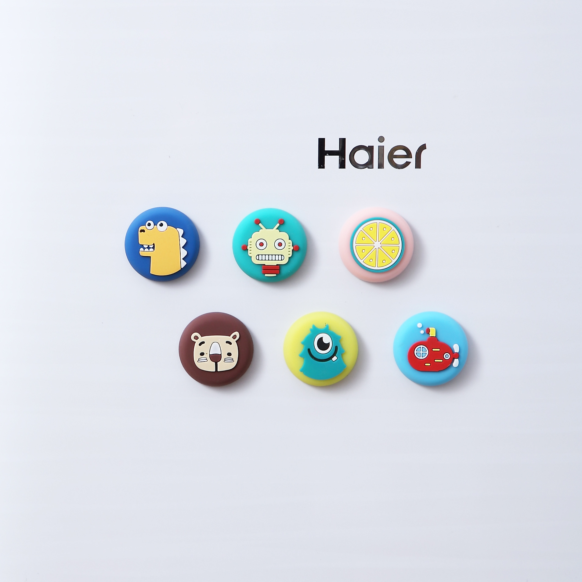 Original Design Magnetic Sticker Creative Decoration Simple Nordic Cute Animal Three-Dimensional Cartoon Magnetic PVC Fridge Magnet