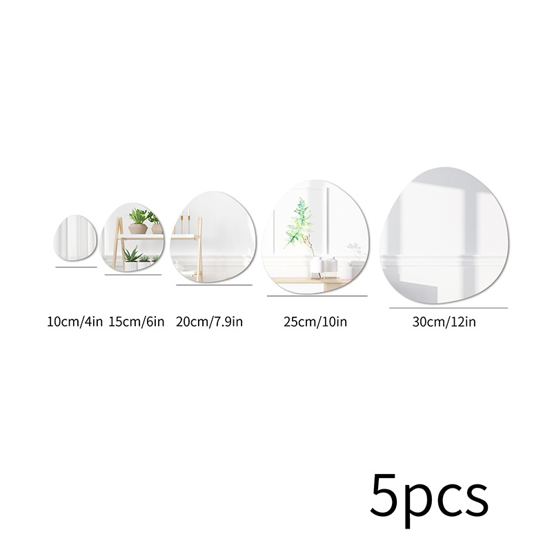 Amazon Sales through 3D Mirror Sticker Cobblestone Stitching Acrylic Mirror Decorative Wall Entrance Decoration Decorative Wall Stickers
