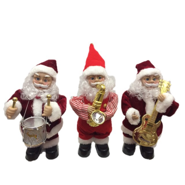 Electric Santa Claus Christmas Drumming Play the Guitar Drumming Singing Dancing Children's Toy Christmas Decoration Electric Santa Claus Christmas Drumming Play the Guitar Drumming Singing Dancing Children's Toy Christmas Decoration