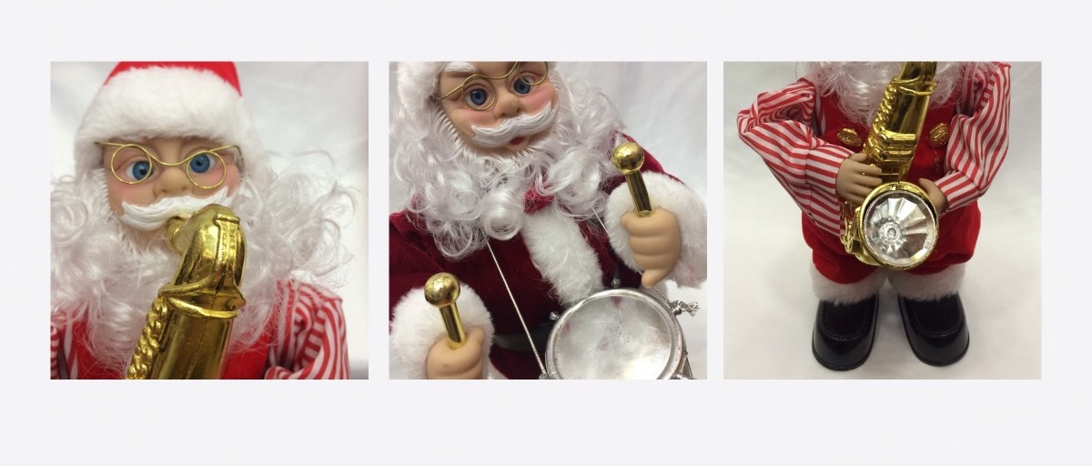 Electric Santa Claus Christmas Drumming Play the Guitar Drumming Singing Dancing Children's Toy Christmas Decoration Electric Santa Claus Christmas Drumming Play the Guitar Drumming Singing Dancing Children's Toy Christmas Decoration