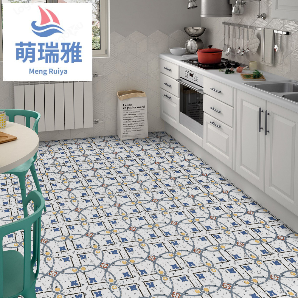 Mengruiya Floor Refurbished Stickers European Decoration Floor Tile Sticker Rental House Renovation Floor Sticker Dz26