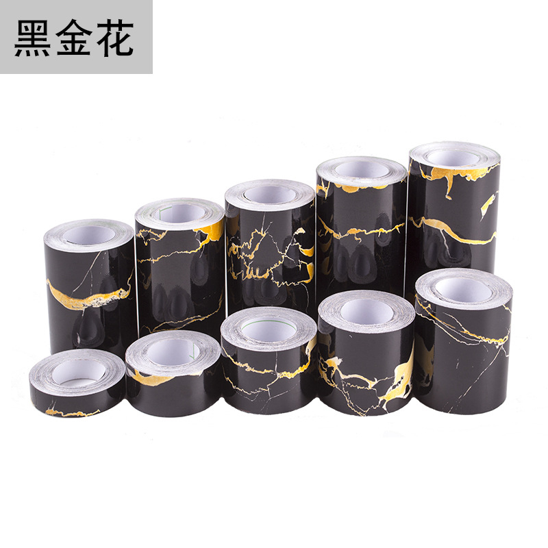 Skirting Line Waist Line TV Background Wall Sticker Bedroom Balcony Hallway Corridor Decoration Polka Line Sticker