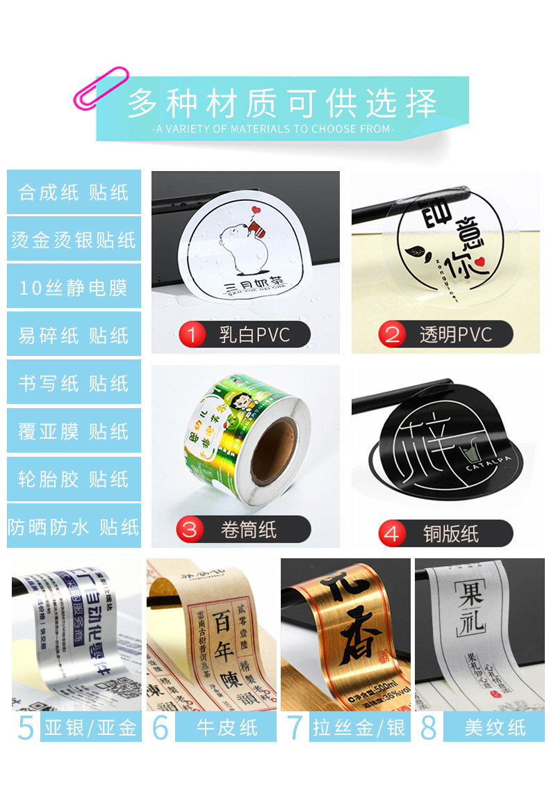 Self-Adhesive Label Customized Transparent PVC Sealing Paste QR Code Sticker Logo Label Decoration sticker Self-Adhesive Label Customized Transparent PVC Sealing Paste QR Code Sticker Logo Label Decoration sticker