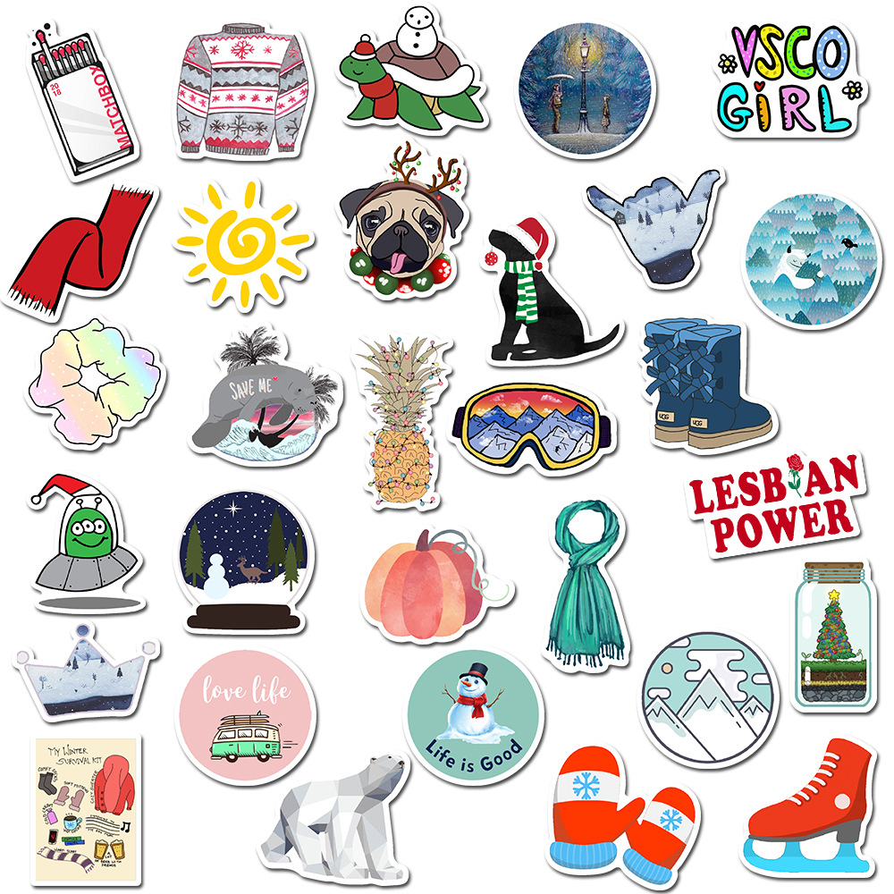 50 Pieces in Purple Fresh Cartoon Graffiti Stickers Luggage Water Cup Skateboard Refrigerator Decoration sticker 50 Pieces in Purple Fresh Cartoon Graffiti Stickers Luggage Water Cup Skateboard Refrigerator Decoration sticker