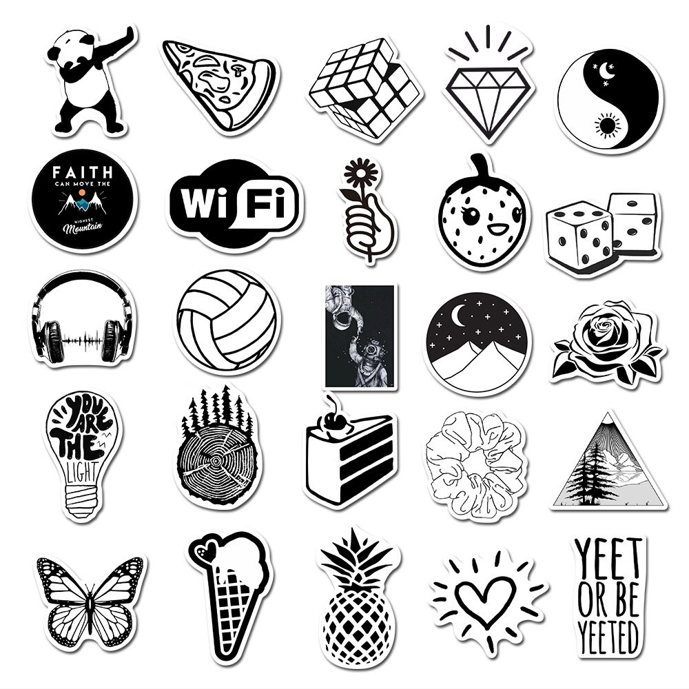 50 Pieces in Purple Fresh Cartoon Graffiti Stickers Luggage Water Cup Skateboard Refrigerator Decoration sticker 50 Pieces in Purple Fresh Cartoon Graffiti Stickers Luggage Water Cup Skateboard Refrigerator Decoration sticker