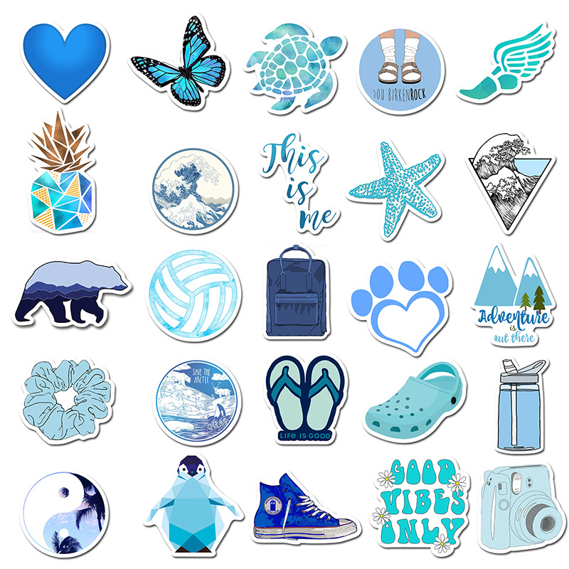 50 Pieces in Purple Fresh Cartoon Graffiti Stickers Luggage Water Cup Skateboard Refrigerator Decoration sticker 50 Pieces in Purple Fresh Cartoon Graffiti Stickers Luggage Water Cup Skateboard Refrigerator Decoration sticker