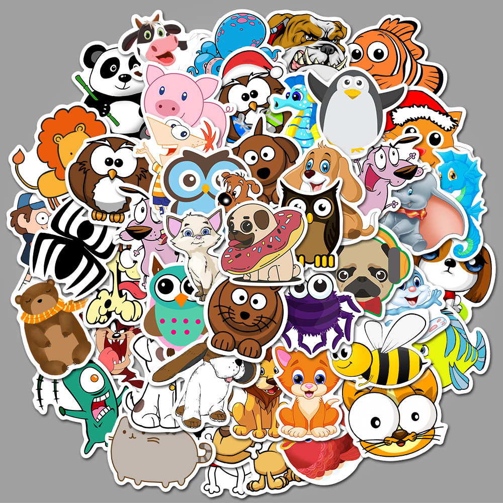 50 Pieces in Purple Fresh Cartoon Graffiti Stickers Luggage Water Cup Skateboard Refrigerator Decoration sticker 50 Pieces in Purple Fresh Cartoon Graffiti Stickers Luggage Water Cup Skateboard Refrigerator Decoration sticker