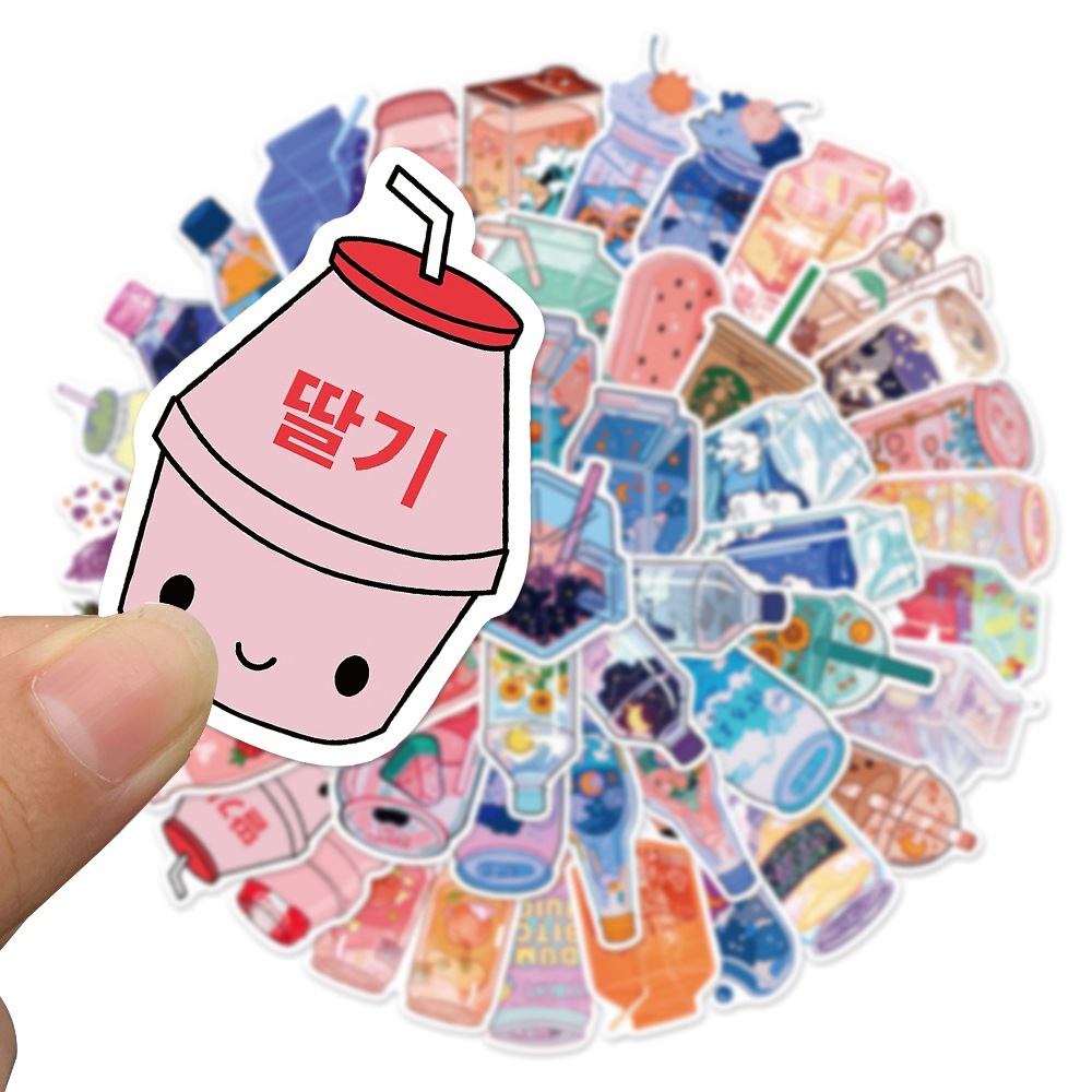 50 Pieces in Purple Fresh Cartoon Graffiti Stickers Luggage Water Cup Skateboard Refrigerator Decoration sticker 50 Pieces in Purple Fresh Cartoon Graffiti Stickers Luggage Water Cup Skateboard Refrigerator Decoration sticker