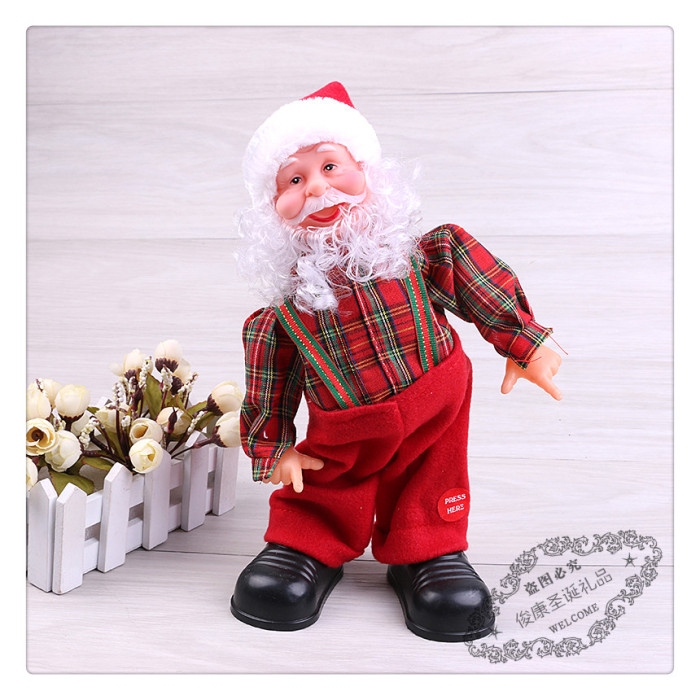 Santa Claus Santa Claus doll Christmas music dancing old children toys Santa Claus Santa Claus doll Christmas music dancing old children toys