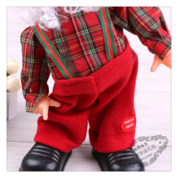 Santa Claus Santa Claus doll Christmas music dancing old children toys Santa Claus Santa Claus doll Christmas music dancing old children toys
