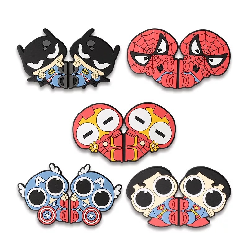 Bumper Strip Rearview Mirror Protective Sticker Car Cartoon Hero AntiScratch Scratch PVC Car Door Decoration Stickers Bumper Strip Rearview Mirror Protective Sticker Car Cartoon Hero AntiScratch Scratch PVC Car Door Decoration Stickers