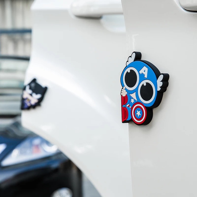 Bumper Strip Rearview Mirror Protective Sticker Car Cartoon Hero AntiScratch Scratch PVC Car Door Decoration Stickers Bumper Strip Rearview Mirror Protective Sticker Car Cartoon Hero AntiScratch Scratch PVC Car Door Decoration Stickers