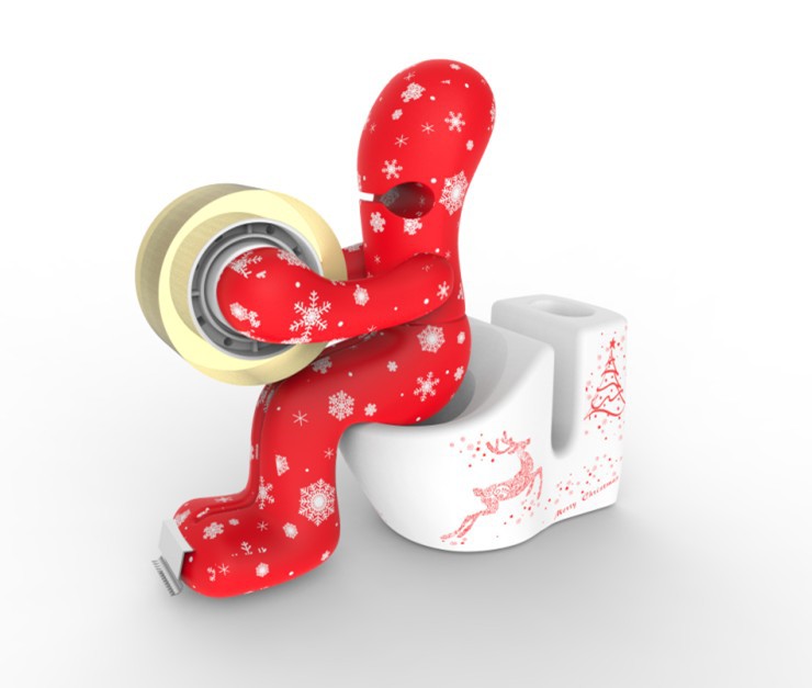 TV Hot Selling Amazon Cross-Border E-Commerce Foreign Trade Supply Creative Toilet Tape Base Christmas Gift TV Hot Selling Amazon Cross-Border E-Commerce Foreign Trade Supply Creative Toilet Tape Base Christmas Gift