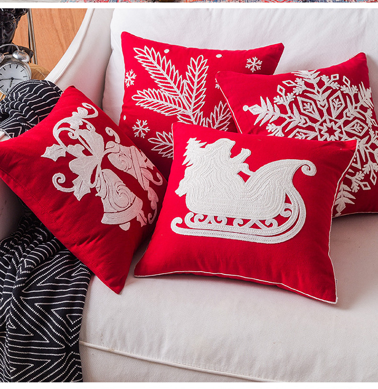 Hot Selling Christmas Gift Towel Embroidery Pillow Pillow with Insert Cushion Factory Direct Sales Wholesale Customization Hot Selling Christmas Gift Towel Embroidery Pillow Pillow with Insert Cushion Factory Direct Sales Wholesale Customization
