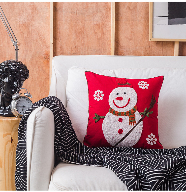 Hot Selling Christmas Gift Towel Embroidery Pillow Pillow with Insert Cushion Factory Direct Sales Wholesale Customization Hot Selling Christmas Gift Towel Embroidery Pillow Pillow with Insert Cushion Factory Direct Sales Wholesale Customization