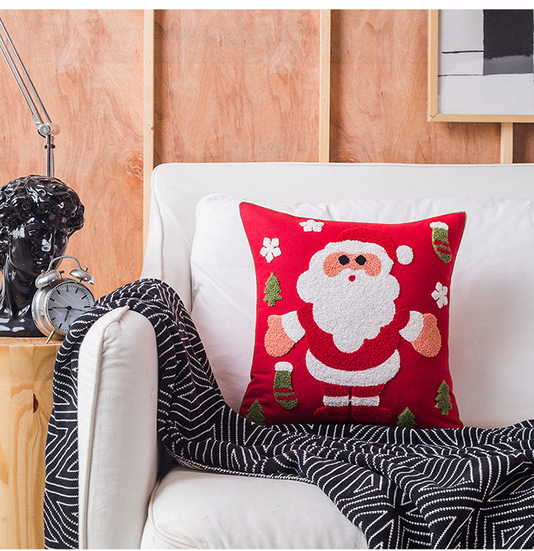 Hot Selling Christmas Gift Towel Embroidery Pillow Pillow with Insert Cushion Factory Direct Sales Wholesale Customization Hot Selling Christmas Gift Towel Embroidery Pillow Pillow with Insert Cushion Factory Direct Sales Wholesale Customization