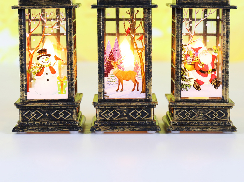 Cross-Border New Arrival Christmas Decorations Small Wind Light Retro Telephone Booth Small Night Lamp Creative Christmas Gift Cross-Border New Arrival Christmas Decorations Small Wind Light Retro Telephone Booth Small Night Lamp Creative Christmas Gift