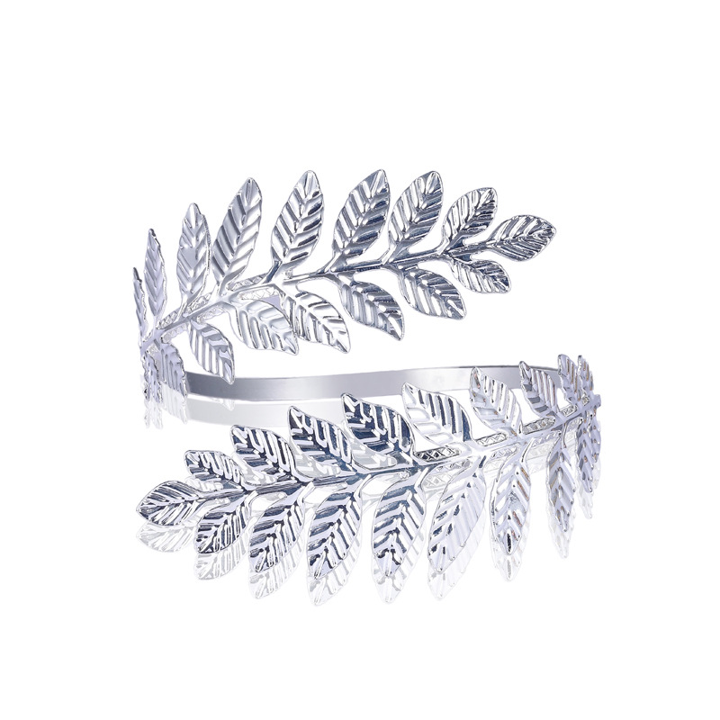 European and American New Leaf Armband Bracelet Roman Bride Open-Ended Bracelet Bracelet Christmas Gift European and American New Leaf Armband Bracelet Roman Bride Open-Ended Bracelet Bracelet Christmas Gift