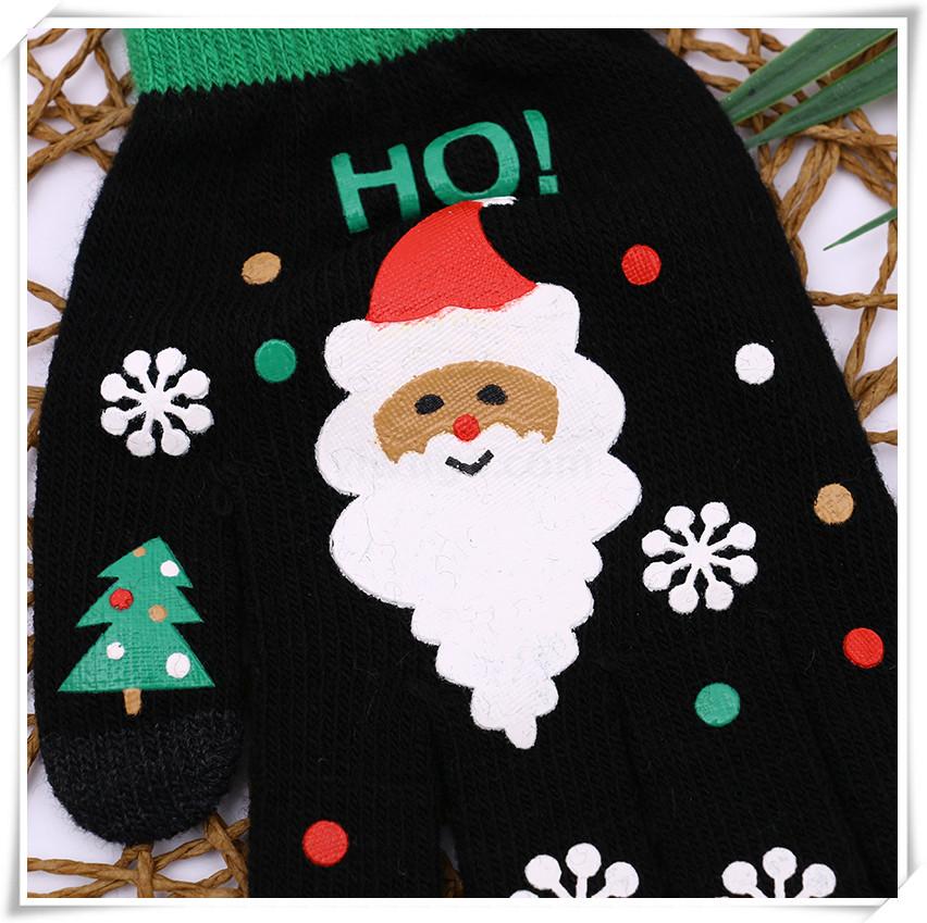 Christmas Gloves Winter Korean Style Adult and Children Student Touch Screen Warm Gloves Female Knitted Gift Gloves Male Christmas Gloves Winter Korean Style Adult and Children Student Touch Screen Warm Gloves Female Knitted Gift Gloves Male