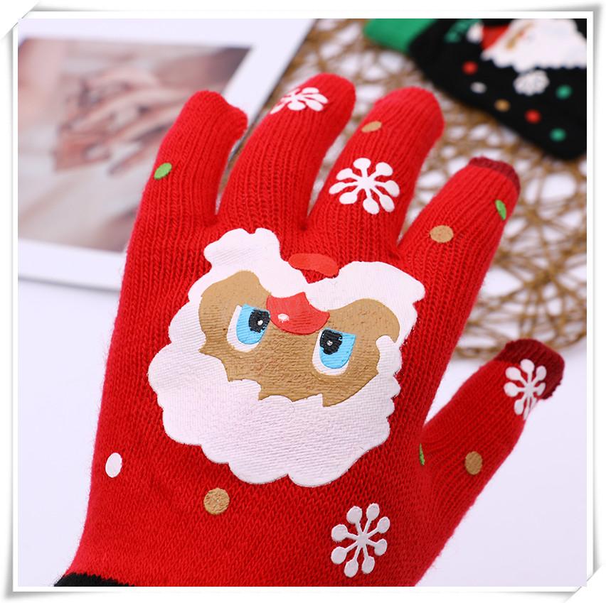 Christmas Gloves Winter Korean Style Adult and Children Student Touch Screen Warm Gloves Female Knitted Gift Gloves Male Christmas Gloves Winter Korean Style Adult and Children Student Touch Screen Warm Gloves Female Knitted Gift Gloves Male