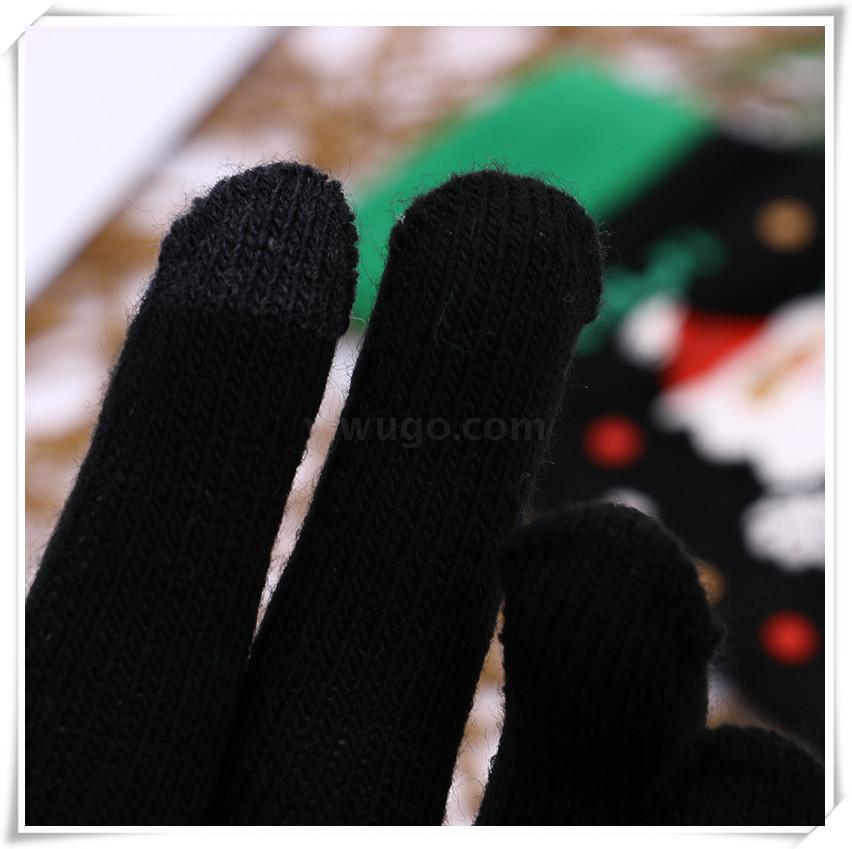 Christmas Gloves Winter Korean Style Adult and Children Student Touch Screen Warm Gloves Female Knitted Gift Gloves Male Christmas Gloves Winter Korean Style Adult and Children Student Touch Screen Warm Gloves Female Knitted Gift Gloves Male
