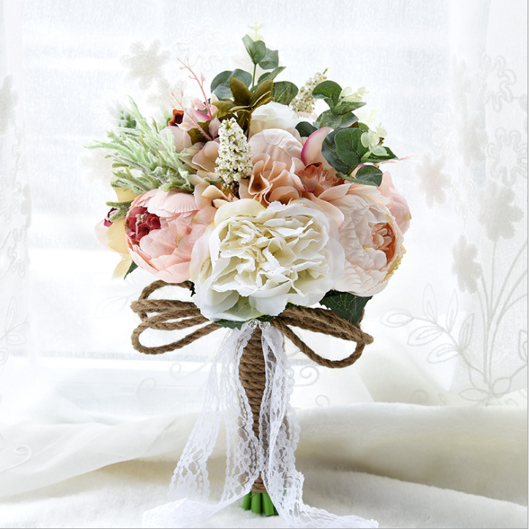 Artificial Flower Wedding Gifts Gift European and American Outdoor Style Bridal Bouquet Halloween Christmas Artificial Flower Wedding Gifts Gift European and American Outdoor Style Bridal Bouquet Halloween Christmas