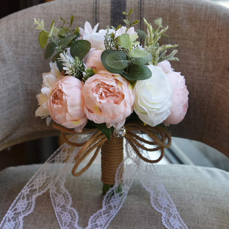 Artificial Flower Wedding Gifts Gift European and American Outdoor Style Bridal Bouquet Halloween Christmas Artificial Flower Wedding Gifts Gift European and American Outdoor Style Bridal Bouquet Halloween Christmas