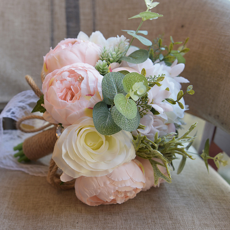 Artificial Flower Wedding Gifts Gift European and American Outdoor Style Bridal Bouquet Halloween Christmas Artificial Flower Wedding Gifts Gift European and American Outdoor Style Bridal Bouquet Halloween Christmas