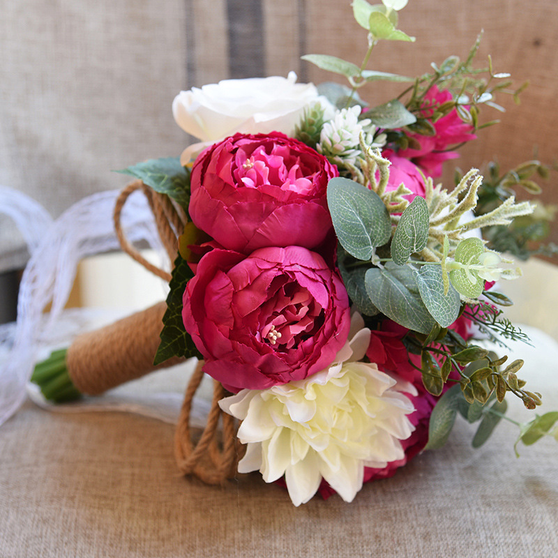 Artificial Flower Wedding Gifts Gift European and American Outdoor Style Bridal Bouquet Halloween Christmas Artificial Flower Wedding Gifts Gift European and American Outdoor Style Bridal Bouquet Halloween Christmas