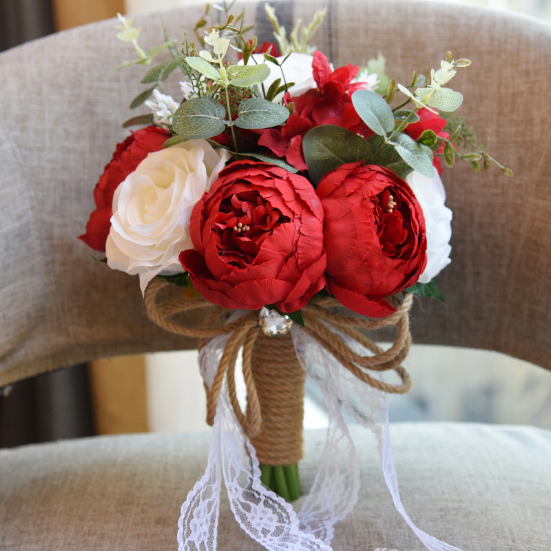 Artificial Flower Wedding Gifts Gift European and American Outdoor Style Bridal Bouquet Halloween Christmas Artificial Flower Wedding Gifts Gift European and American Outdoor Style Bridal Bouquet Halloween Christmas