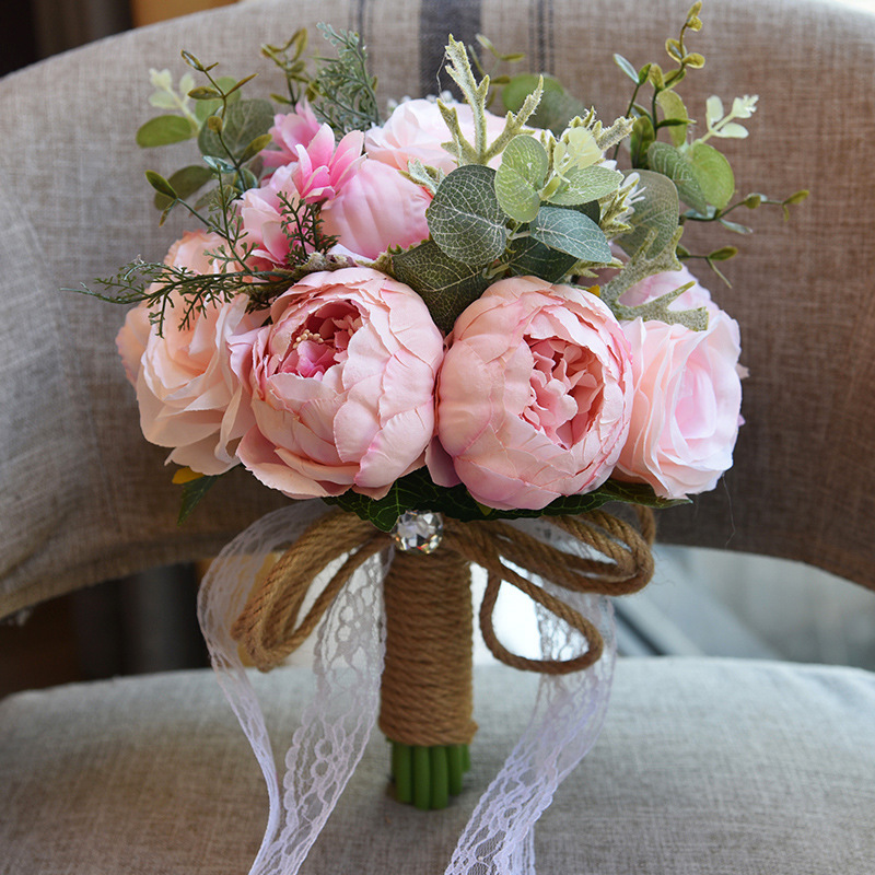 Artificial Flower Wedding Gifts Gift European and American Outdoor Style Bridal Bouquet Halloween Christmas Artificial Flower Wedding Gifts Gift European and American Outdoor Style Bridal Bouquet Halloween Christmas