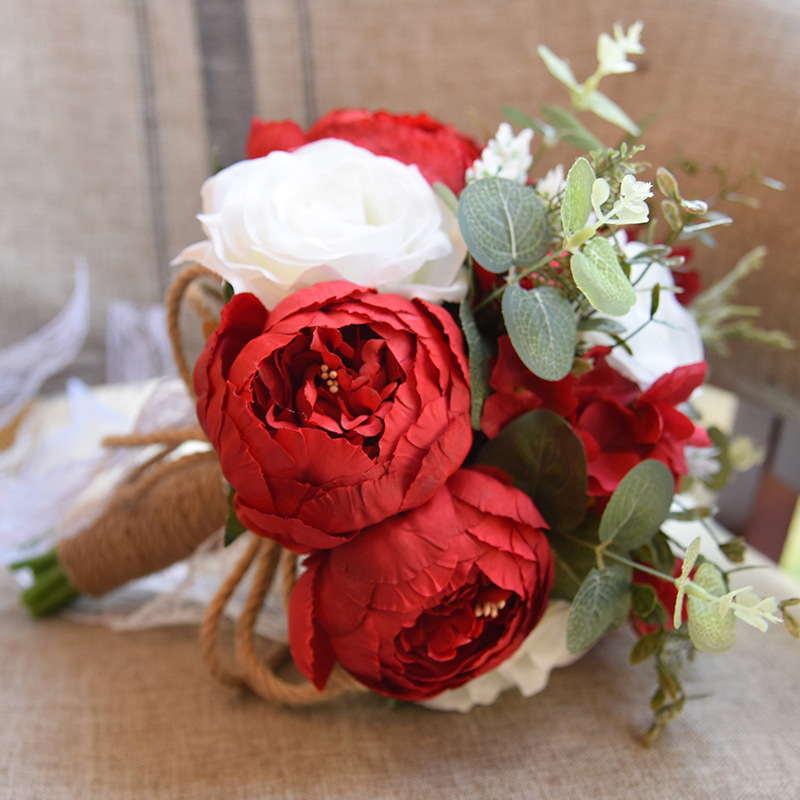 Artificial Flower Wedding Gifts Gift European and American Outdoor Style Bridal Bouquet Halloween Christmas Artificial Flower Wedding Gifts Gift European and American Outdoor Style Bridal Bouquet Halloween Christmas
