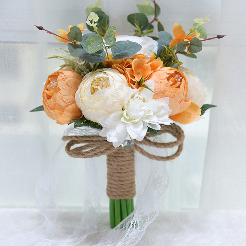Artificial Flower Wedding Gifts Gift European and American Outdoor Style Bridal Bouquet Halloween Christmas Artificial Flower Wedding Gifts Gift European and American Outdoor Style Bridal Bouquet Halloween Christmas