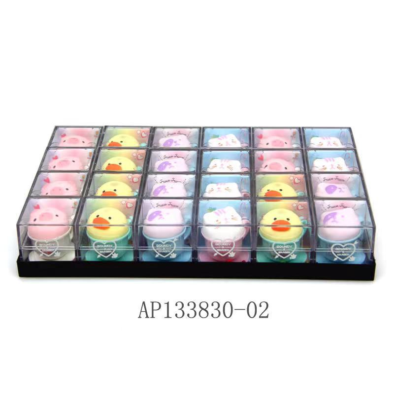 New Generation Cute Box Eraser Cartoon Cute Creative Stationery Animal Eraser Pupil Prize Christmas Gift