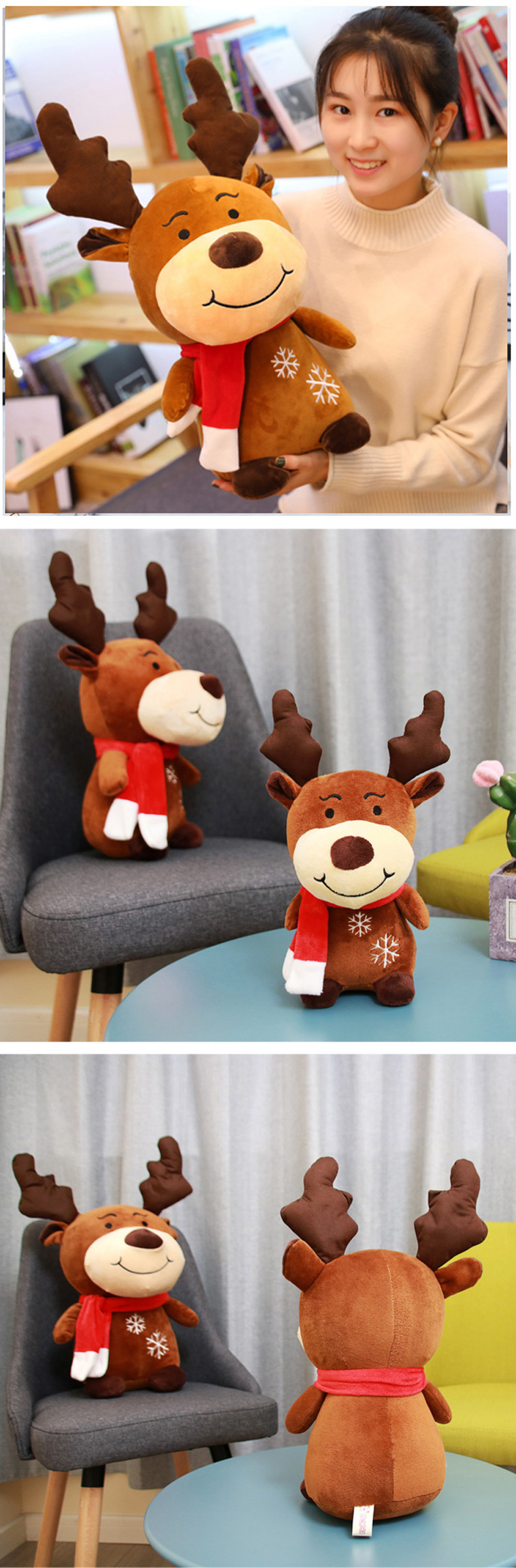 Santa Doll Plush Toy Decorative Doll Doll Cute Korean Ins Christmas Eve Gift Santa Doll Plush Toy Decorative Doll Doll Cute Korean Ins Christmas Eve Gift
