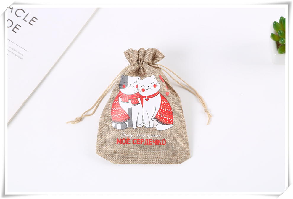 Factory Direct Sales Colorful Printing Pattern Decoration Drawstring Pull String Candy Small Gift Packaging Bag Christmas Gift Bag Factory Direct Sales Colorful Printing Pattern Decoration Drawstring Pull String Candy Small Gift Packaging Bag Christmas Gift Bag
