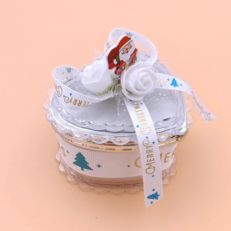 Creative Christmas Gift Box Box Cute Cartoon Sticky Flower Bow Bandage Plastic Box Christmas Gift Box Creative Christmas Gift Box Box Cute Cartoon Sticky Flower Bow Bandage Plastic Box Christmas Gift Box