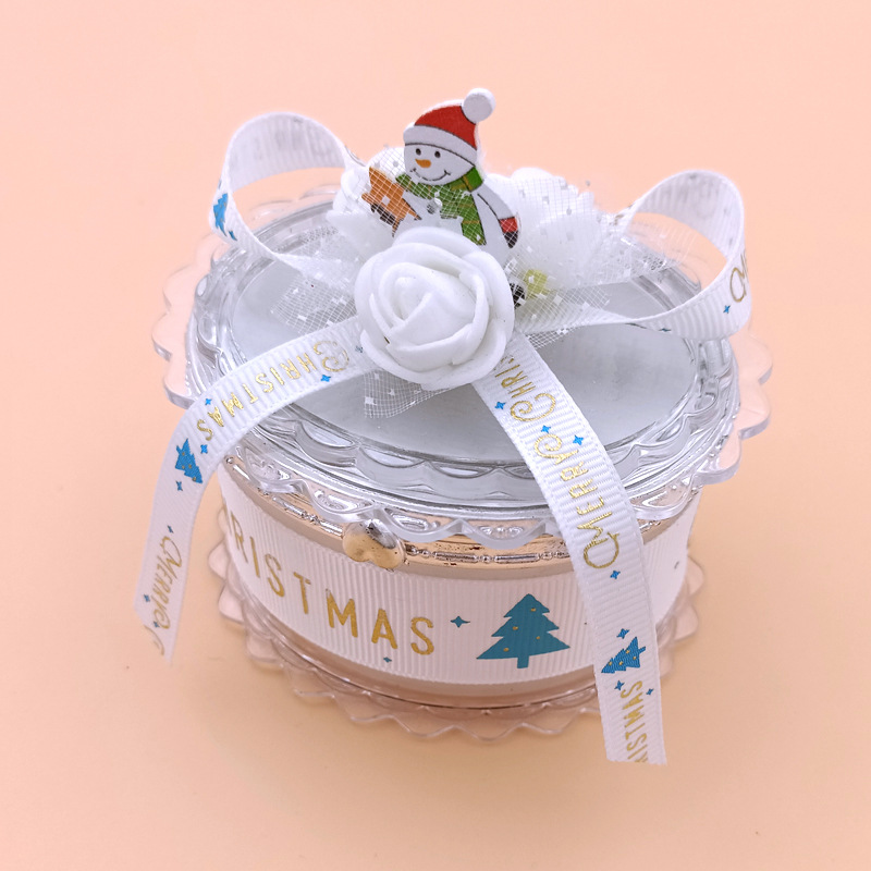 Creative Christmas Gift Box Box Cute Cartoon Sticky Flower Bow Bandage Plastic Box Christmas Gift Box Creative Christmas Gift Box Box Cute Cartoon Sticky Flower Bow Bandage Plastic Box Christmas Gift Box