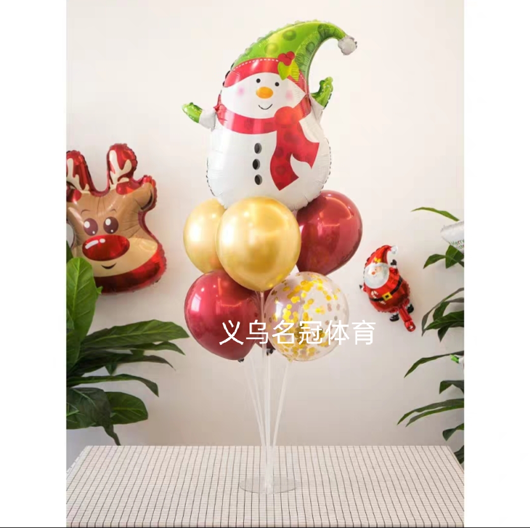 Cross - border Christmas balloon Santa Claus Snowman gift socks Christmas tree aluminum film balloon Cross - border Christmas balloon Santa Claus Snowman gift socks Christmas tree aluminum film balloon