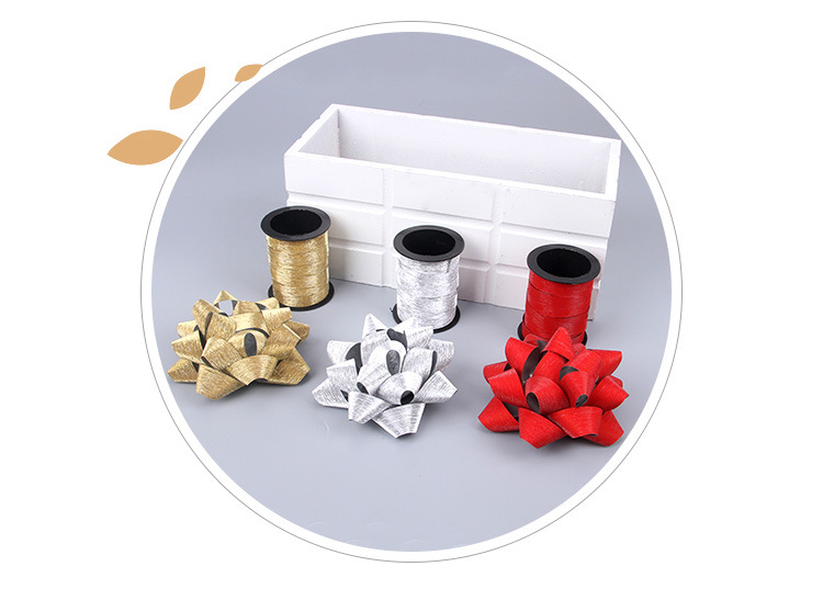 Star flower gold gift flower Christmas gift box Korean custom ribbon packaging comes with plastic Star flower gold gift flower Christmas gift box Korean custom ribbon packaging comes with plastic
