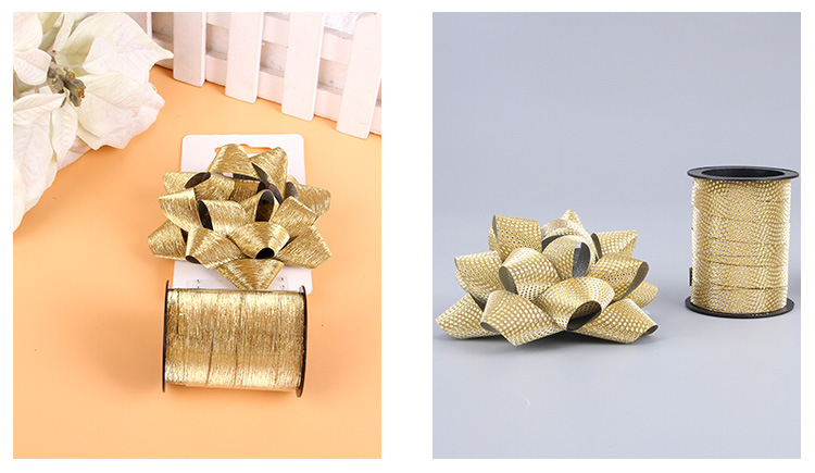 Star flower gold gift flower Christmas gift box Korean custom ribbon packaging comes with plastic Star flower gold gift flower Christmas gift box Korean custom ribbon packaging comes with plastic