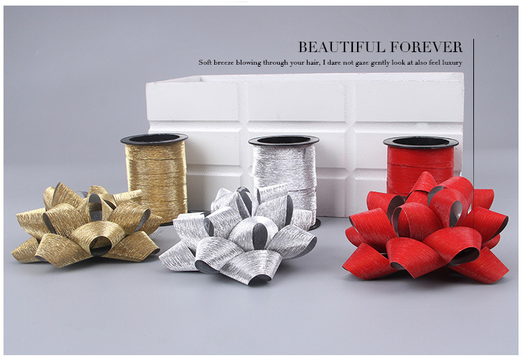 Star flower gold gift flower Christmas gift box Korean custom ribbon packaging comes with plastic Star flower gold gift flower Christmas gift box Korean custom ribbon packaging comes with plastic