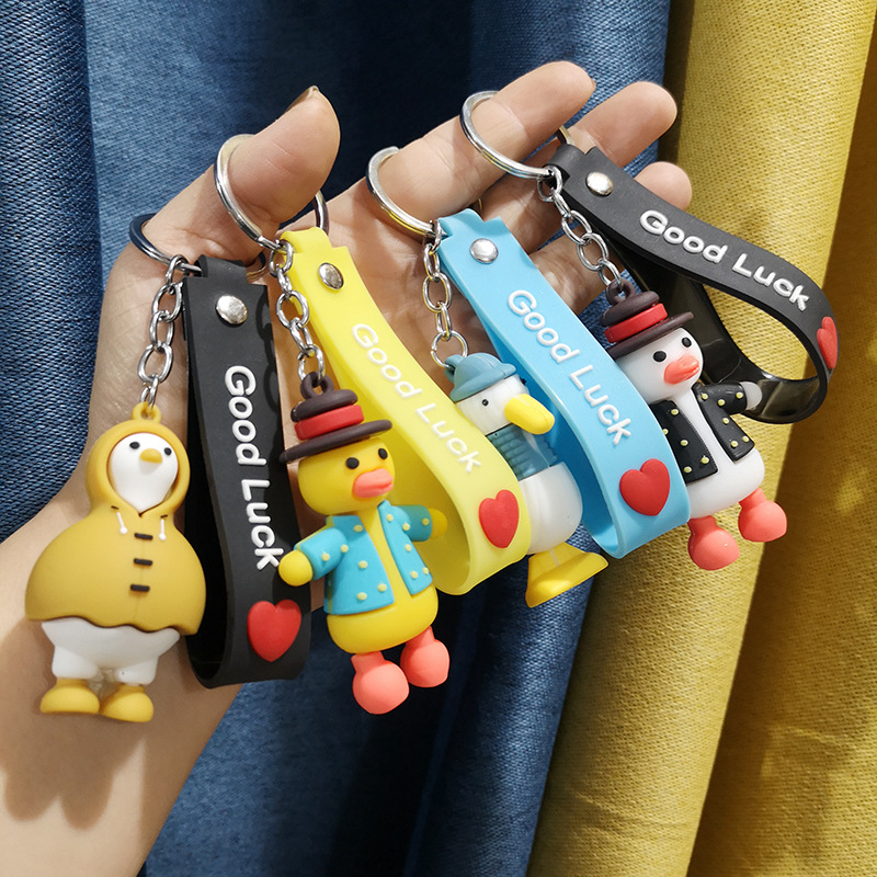 Tiger Keychain Cartoon Doll Christmas Pendant Soft Rubber Key Chain Cute Doll And Bag Hanging Ornament Small Gift Tiger Keychain Cartoon Doll Christmas Pendant Soft Rubber Key Chain Cute Doll And Bag Hanging Ornament Small Gift