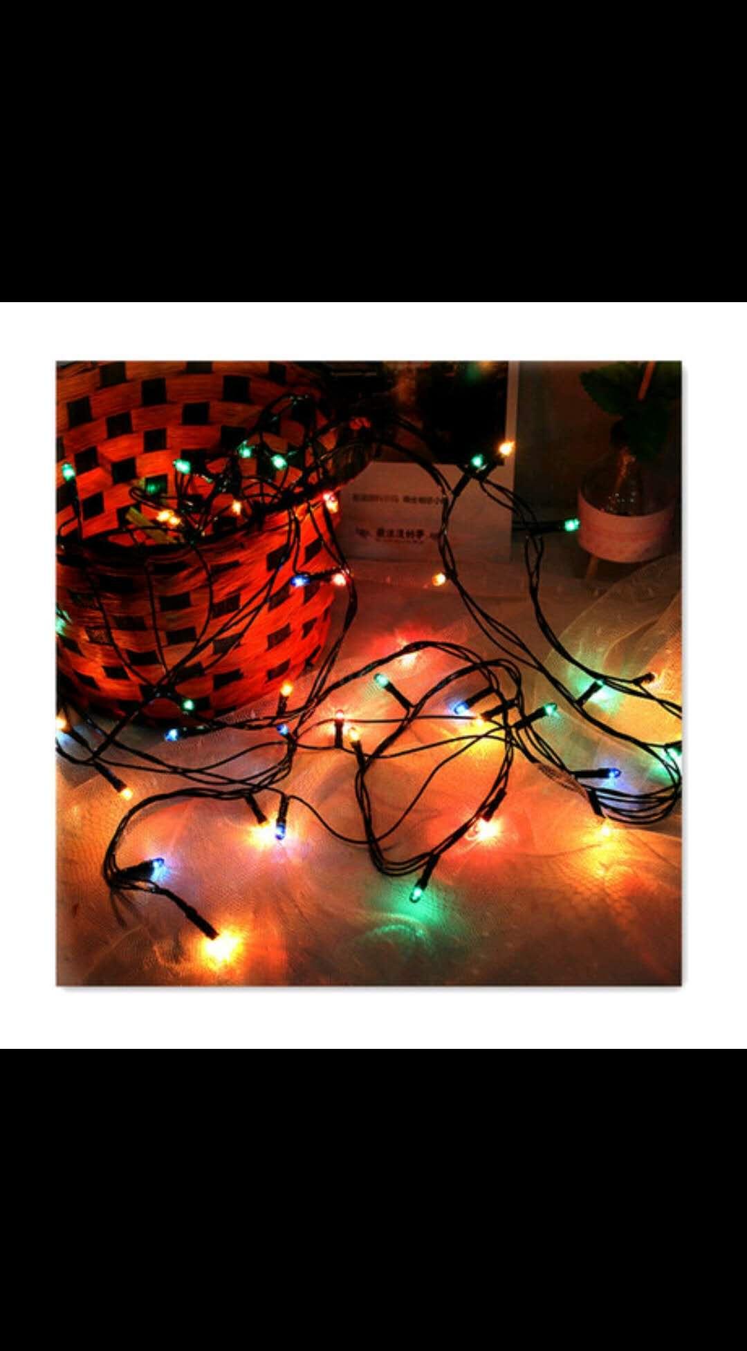 40 heads of special Christmas lights string decoration small colored lights wedding Christmas tree decoration lights