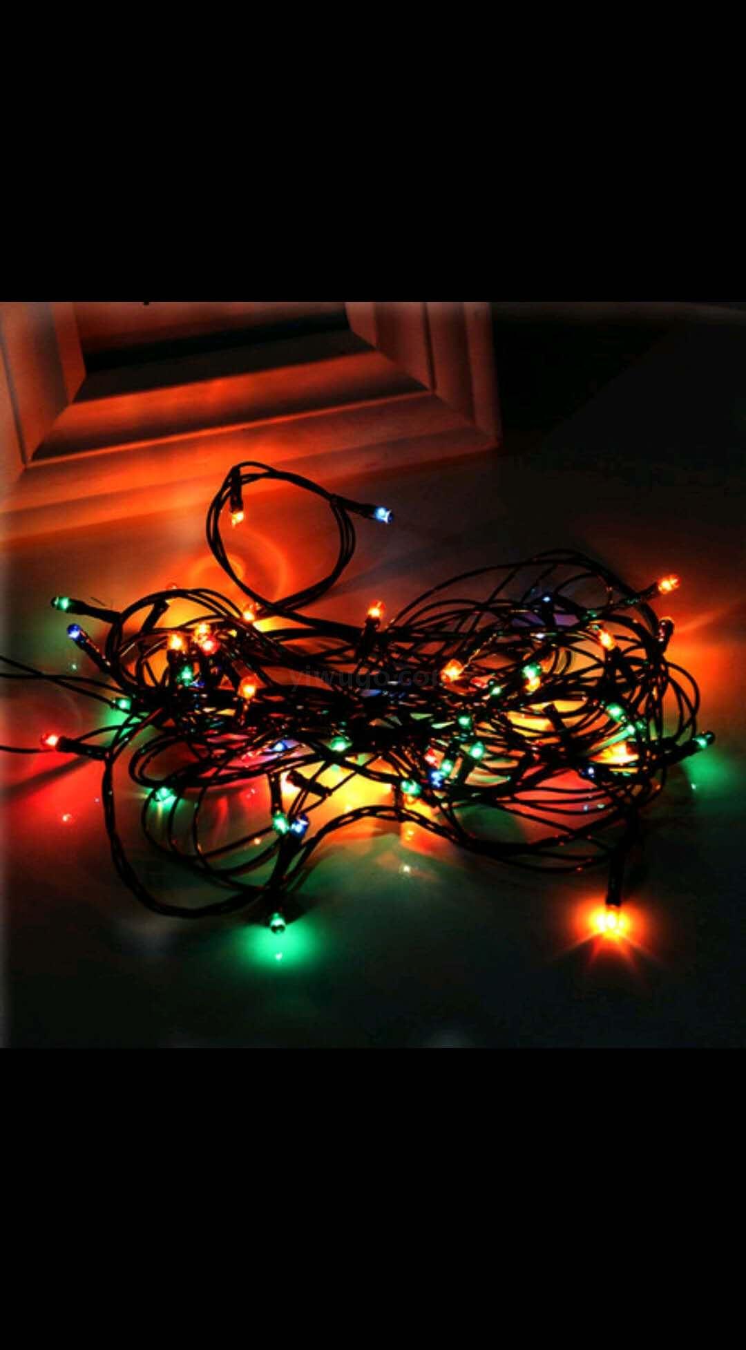 40 heads of special Christmas lights string decoration small colored lights wedding Christmas tree decoration lights